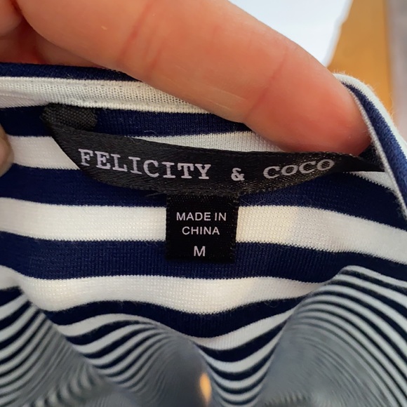 Felicity & Coco Striped Body Con Dress - Picture 6 of 8